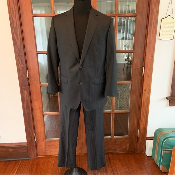 Dino Filarte Wool Pin Stripe Suit Jacket and Pants - Picture 1 of 13